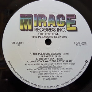 System, The - The Pleasure Seekers - 1985