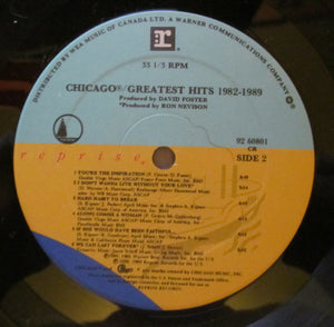 Chicago  - Greatest Hits 1982-1989 Vinyl Record