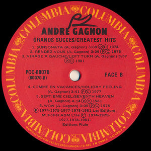 André Gagnon - Grand Succès = Greatest Hits - 1982