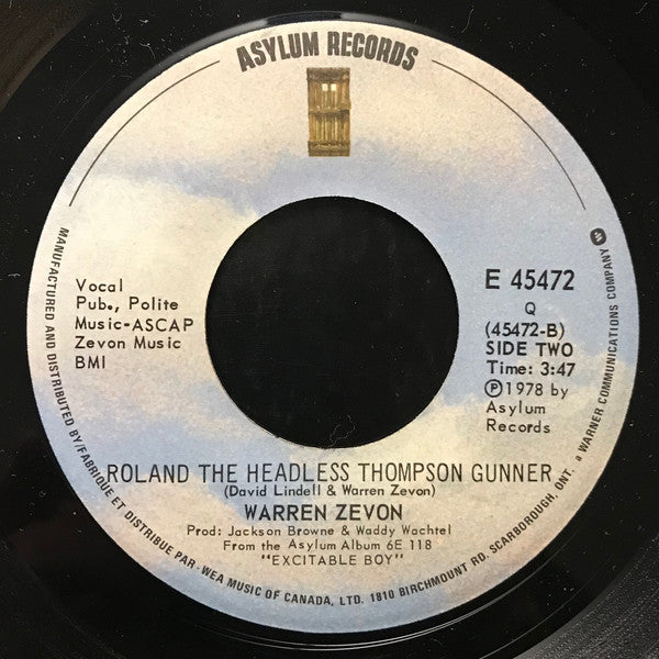 Warren Zevon - Werewolves Of London - 1978