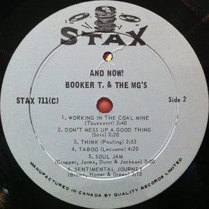 Booker T & The MG's - And Now! - 1966