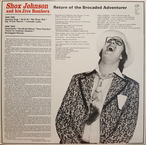 Shox Johnson And The Jive Bombers - Return Of The Brocaded Adventurer - 1980