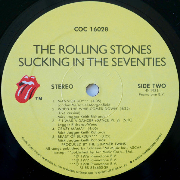 Rolling Stones, The - Sucking In The Seventies - 1981