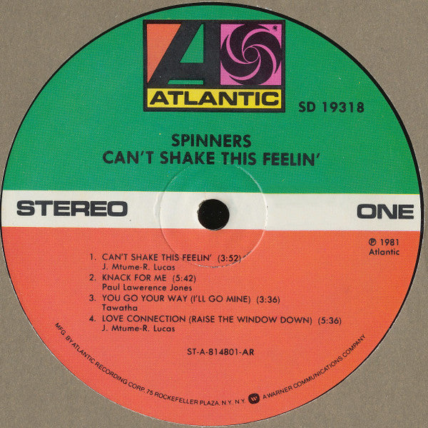 Spinners - Can't Shake This Feelin'