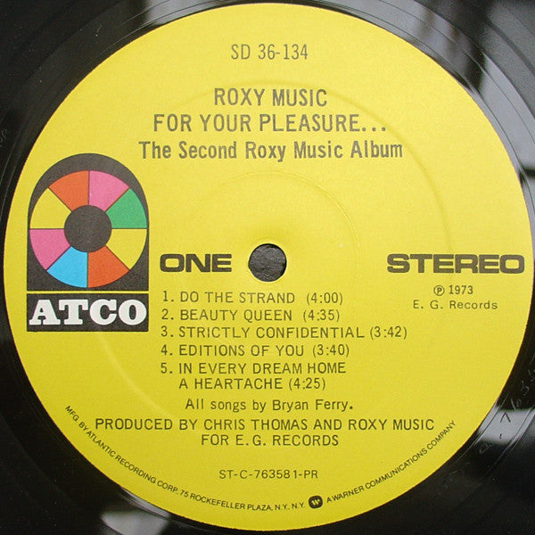 Roxy Music - For Your Pleasure... - 1976