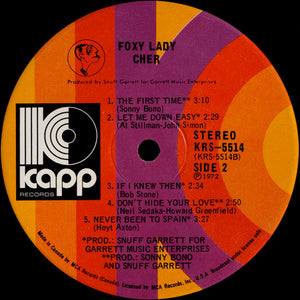 Cher - Foxy Lady - 1972