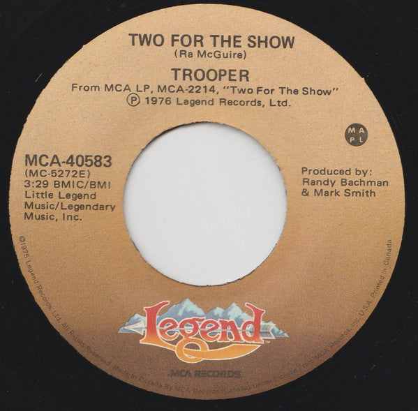 Trooper - Two For The Show - 1976