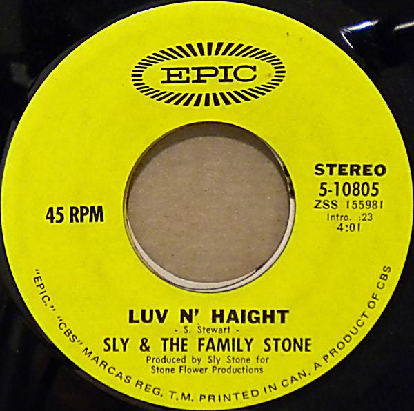 Sly & The Family Stone - Family Affair / Luv N' Haight
