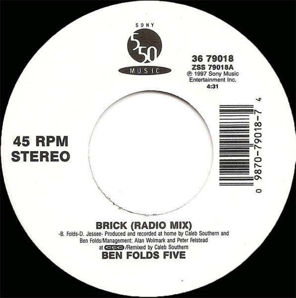 Ben Folds Five - Brick - 1997