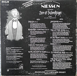 Nilsson - Son Of Schmilsson Vinyl Record