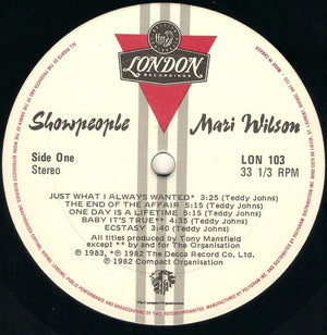 Mari Wilson - Showpeople