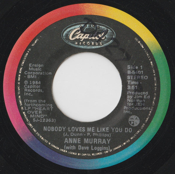 Anne Murray With Dave Loggins - Nobody Loves Me Like You Do - 1984
