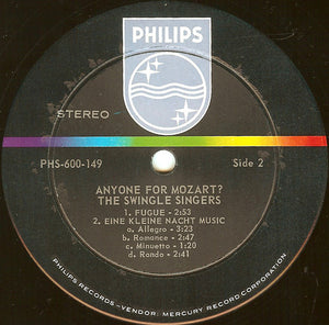 Les Swingle Singers - Anyone For Mozart? - 1964