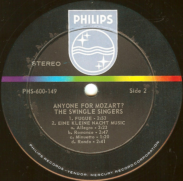 Les Swingle Singers - Anyone For Mozart? - 1964