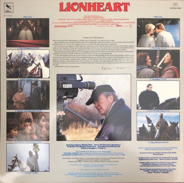 Jerry Goldsmith - Lionheart (Original Motion Picture Soundtrack) - 1987