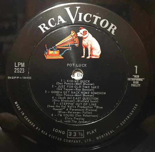 Elvis Presley - Pot Luck - 1962