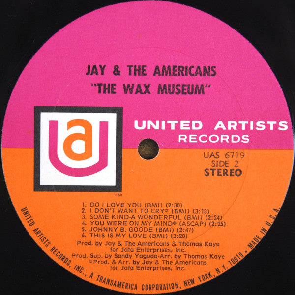 Jay & The Americans - Wax Museum - 1970