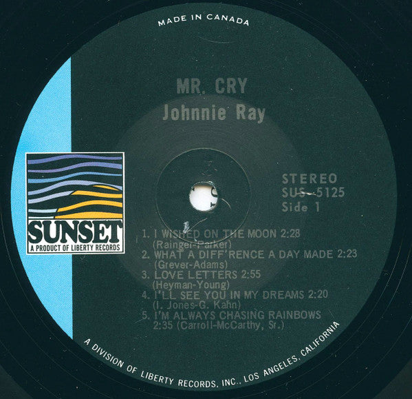Johnnie Ray - Mr. Cry - 1966