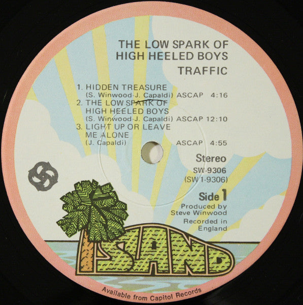Traffic - The Low Spark Of High Heeled Boys - 1971