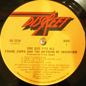 Frank Zappa - One Size Fits All