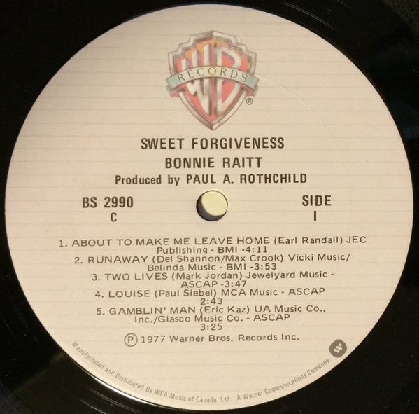 Bonnie Raitt - Sweet Forgiveness