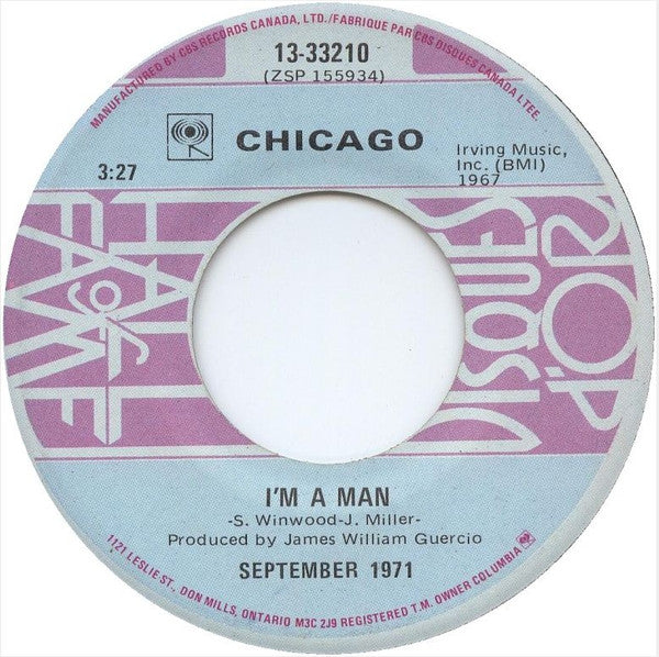Chicago (2) - I'm A Man / Colour My World
