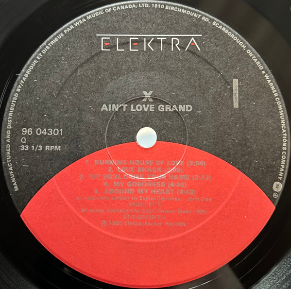 X - Ain't Love Grand - 1985