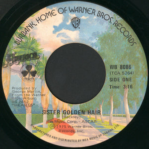 America - Sister Golden Hair - 1975
