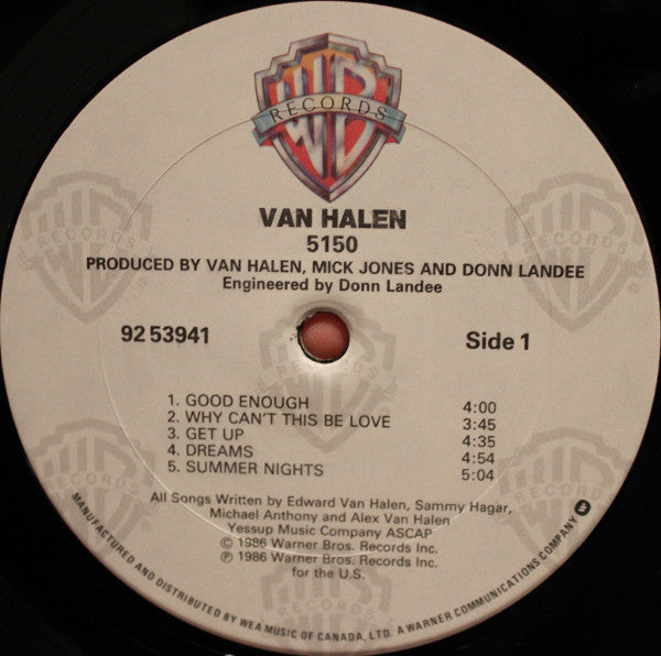 Van Halen - 5150 - 1986