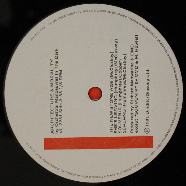 Orchestral Manoeuvres In The Dark - Architecture & Morality - 1981