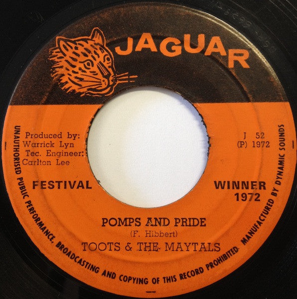 Toots & The Maytals - Pomps And Pride