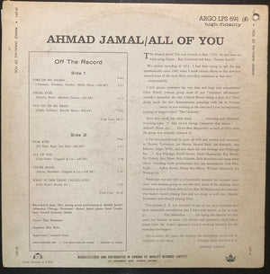 Ahmad Jamal - All Of You