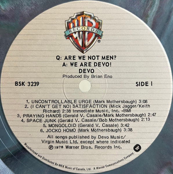 Devo - Q: Are We Not Men? A: We Are Devo!