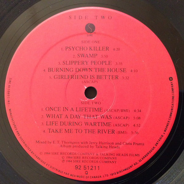 Talking Heads - Stop Making Sense - 1984