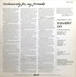 Oscar Peterson - Travelin' On - 1976