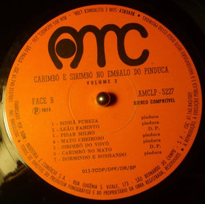 Pinduca - Carimbó E Sirimbó No Embalo Do Pinduca - Vol. 2 - 1974