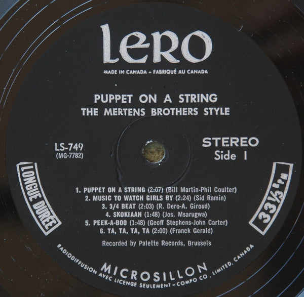 Mertens Brothers Style, The - Puppet On A String -
