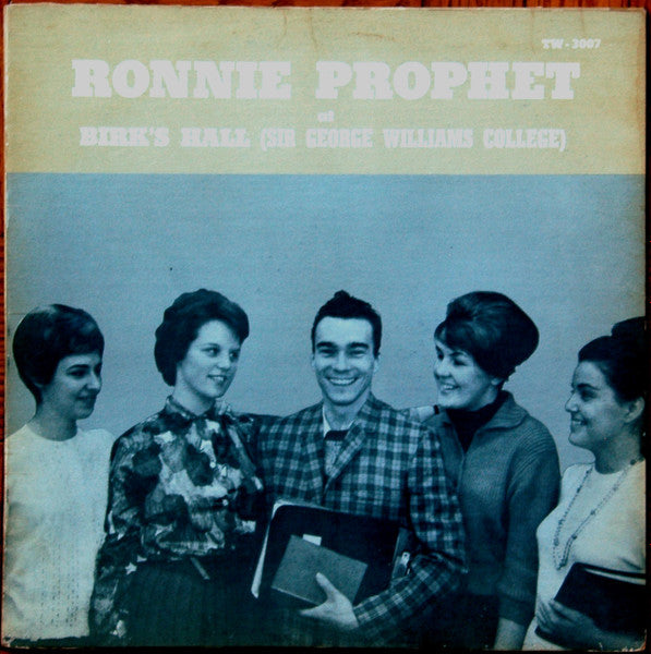 Ronnie Prophet - At Birk's Hall (Sir George Williams College) Vinyl Record