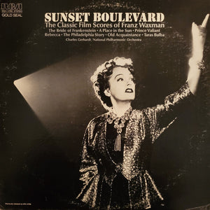 Franz Waxman / Charles Gerhardt, National Philharmonic Orchestra - Sunset Boulevard - The Classic Film Scores Of Franz Waxman - 1974