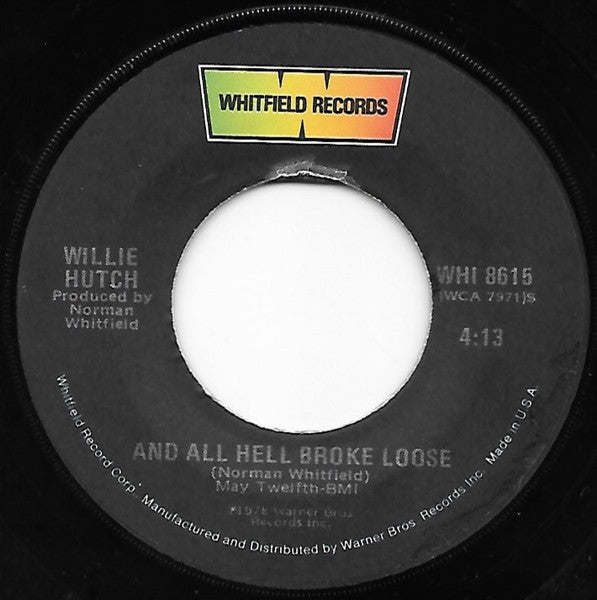 Willie Hutch - All American Funkathon / And All Hell Broke Loose - 1978
