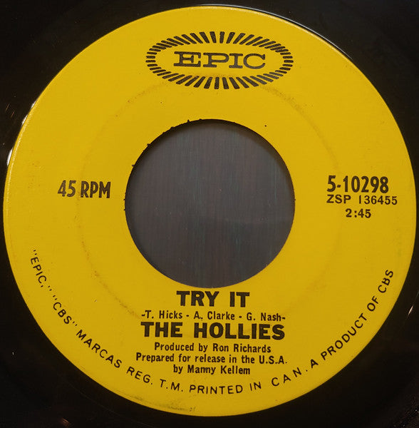 Hollies, The - Jennifer Eccles  -