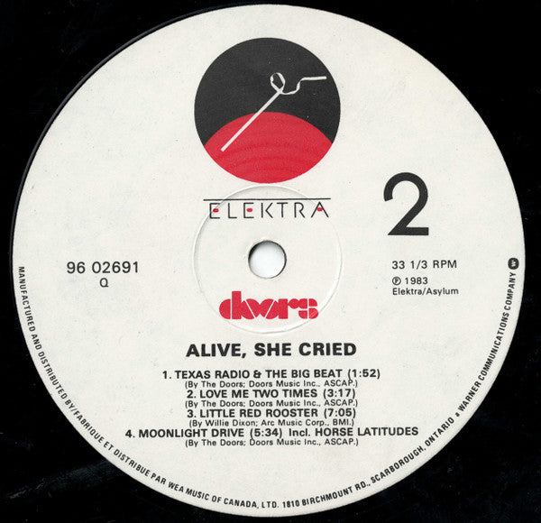 Doors, The - Alive, She Cried - 1983