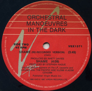 Orchestral Manoeuvres In The Dark - Shame - 1987