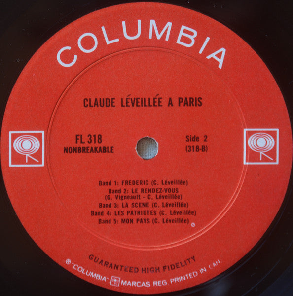 Claude Léveillée - Claude Léveillée À Paris