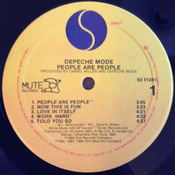 Depeche Mode - People Are People Vinyl Record