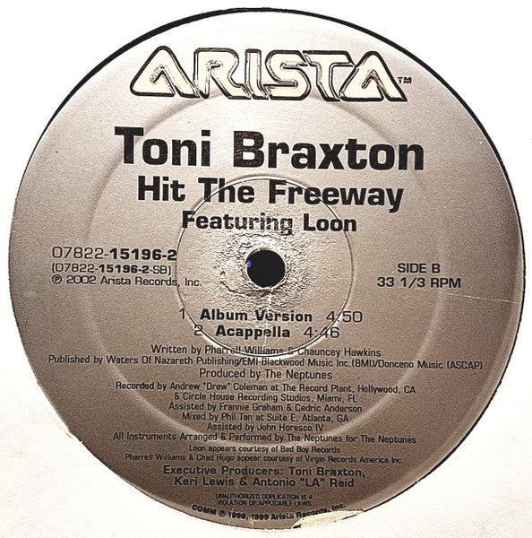 Toni Braxton - Hit The Freeway Vinyl Record