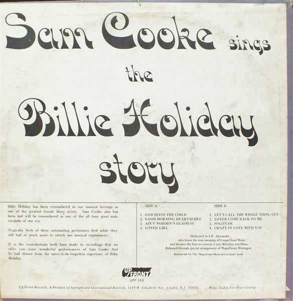 Sam Cooke - Sings The Billie Holiday Story