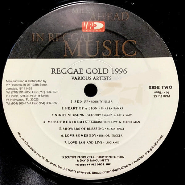 Various - Reggae Gold 1996 - 1996