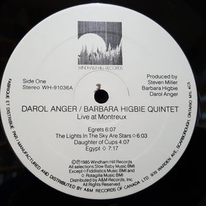 Darol Anger / Barbara Higbie Quintet,Mike Marshall ,Todd Phillips,Andy Narell - With ,  And  Live At Montreux Vinyl Record