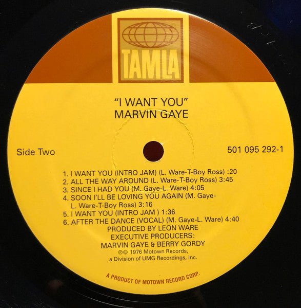 Marvin Gaye - I Want You Vinyl Record